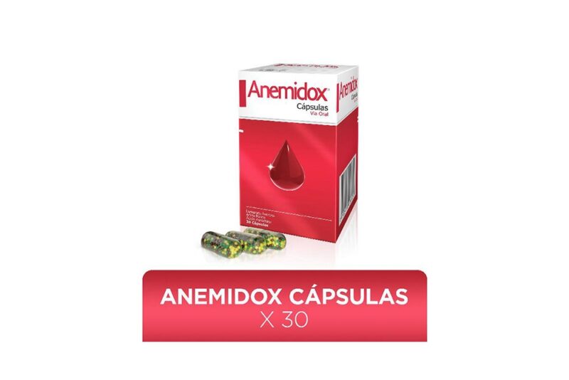 ANEMIDOX CAJA CON FRASCO CON 30 CÁPSULAS