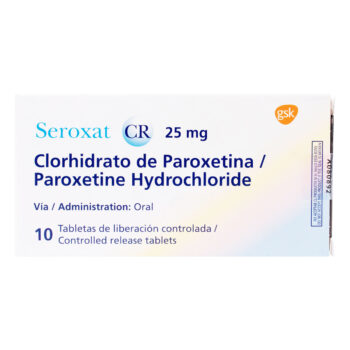 SEROXAT CR 25 MG 10 TABLETAS