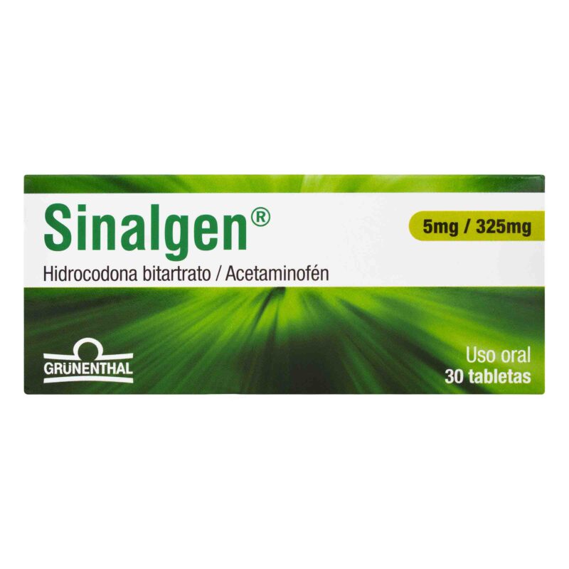 SINALGEN 5/325 MG 30 TBS