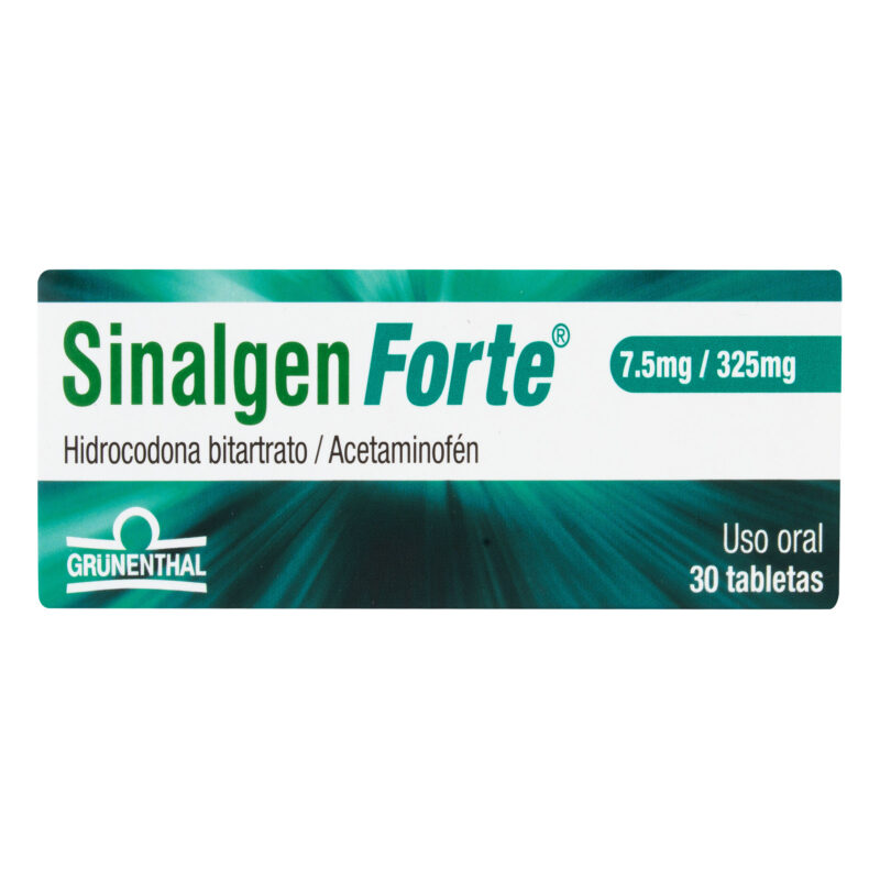 SINALGEN FORTE 7.5/325 MG 30TBS