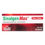 SINALGEN MAX 10/325 MG 30 TBS