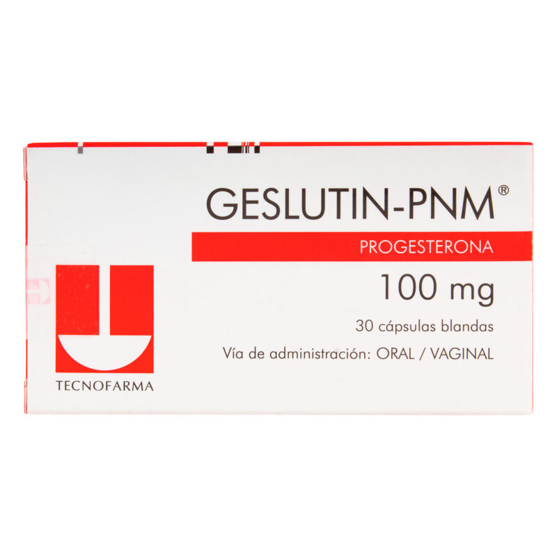 GESLUTIN 100 MG 30 CAPSULAS