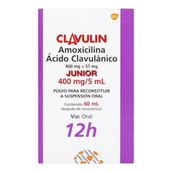 CLAVULIN JUNIOR 400 MG/5 ML 60ML (AMOXICILINA+ACIDO CLAVULANICO)