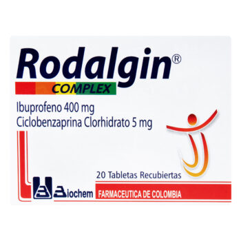 RODALGIN COMPLEX 400 MG 20 TABLETAS