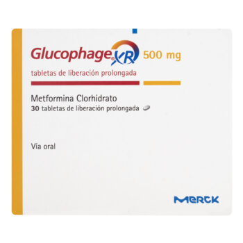GLUCOPHAGE 500 MG 30 TABLETAS